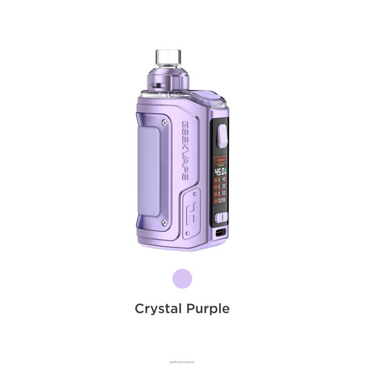 4028P139 - GEEK VAPE store cristal violeta h45 (aegis hero 2) pod mod kit edición de cristal GeekVape